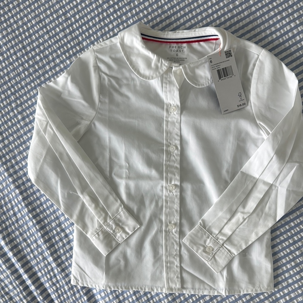 NWT French Toast ls uniform, Sz 6
